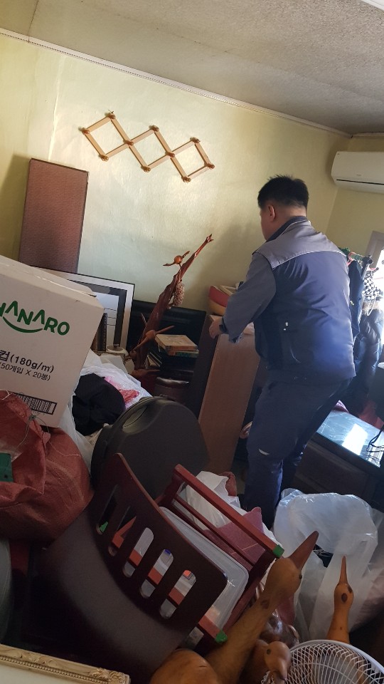원덕면 대풍 피해 농가 복구 지원 봉사활동 사진